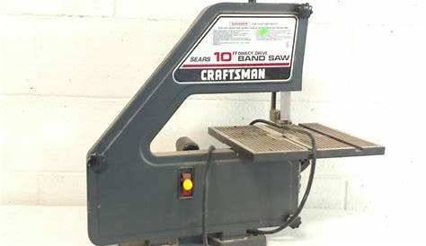 Sold at Auction: Craftsman 10" Direct Drive Band Saw