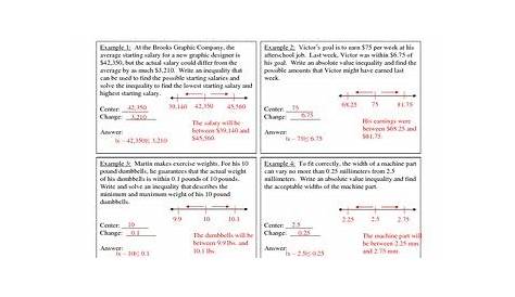 real world absolute value problems worksheets