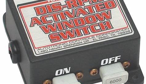 MSD Ignition 89561 MSD RPM-Activated Window Switches | Summit Racing