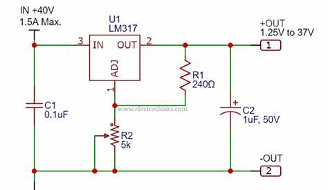 ic voltage regulator circuit diagram