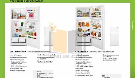 PDF manual for Amana Refrigerator A9RXNGFY