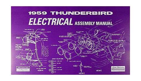ford thunderbird wiring diagrams