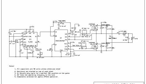 1000w Induction Heater Circuit Diagram