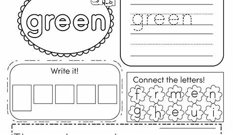 saint patrick's day worksheets for kindergarten