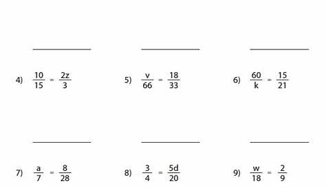proportions worksheets with answers