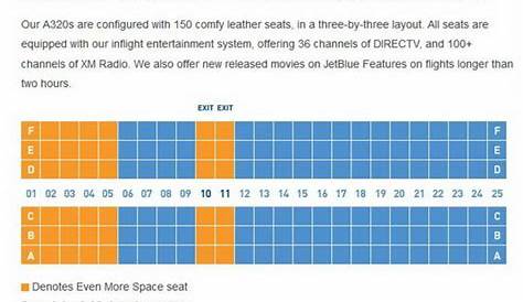 jet blue seating chart