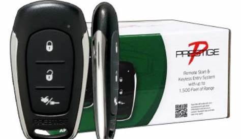 prestige car remote manual
