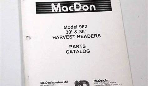 Macdon Fd70 Parts Manual