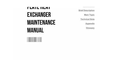 Alfa laval plate heat exchanger maintenance manual by as713 - Issuu