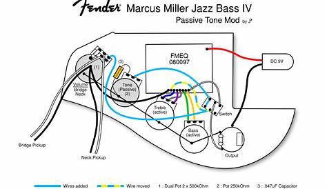 fender jazz bass special wiring diagram