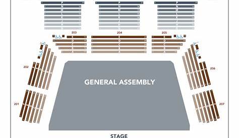 warehouse live seating chart