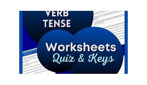 CONSISTENT VERB TENSE | Worksheets | GRAMMAR by Ms K's English and
