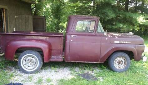 Buy used 1960 Ford F100 stepside Pickup in Newark, Ohio, United States