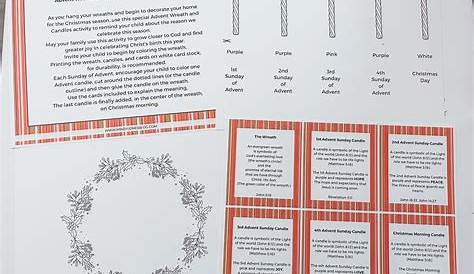 Printable Advent Wreath And Candles Worksheets: Fun Activity This Christmas