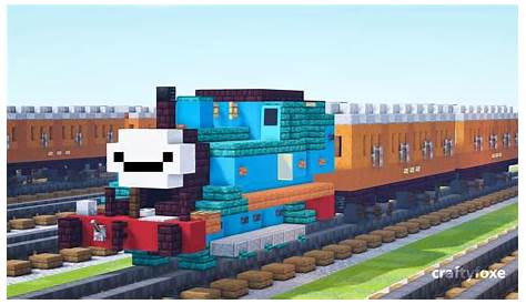 I made Thomas the Tank Engine in Minecraft : r/Minecraftbuilds