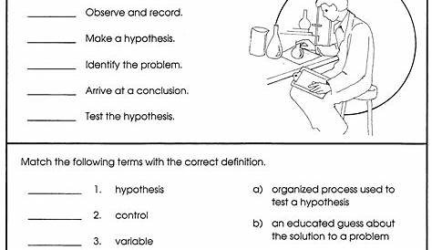 scientific method worksheets with answers