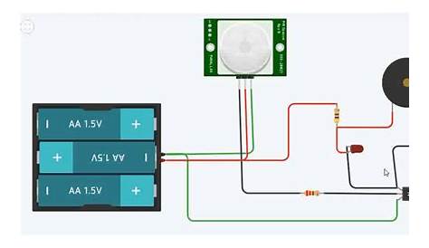 motion detector light circuit diagram