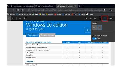 How to use Microsoft Edge as a PDF reader in the Windows 10 Fall