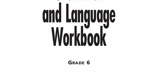 (PDF) Grammar and Language Workbook GRADE 6 | Azra Zia - Academia.edu