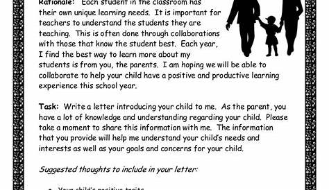 Sample Letter To Teacher From Parent | Classles Democracy