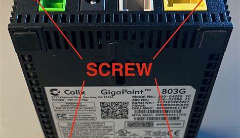 How to clone your Calix GPON ONT (Optical Network Terminal)