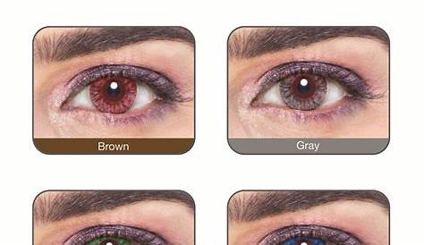 Affaires Color Contact Lenses Chart ( 1 Tone ) | Color contact lenses