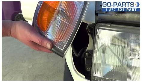 Replace 1996-2002 Toyota 4Runner Side Marker Light / Bulb, How to