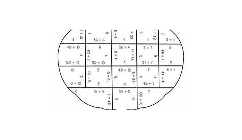 DIVISION Pumpkin Activity Puzzles | Fall Math Worksheet Alternatives by