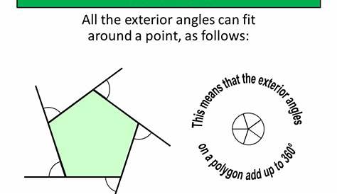 Calculate External Angles of a Polygon Worksheet - EdPlace
