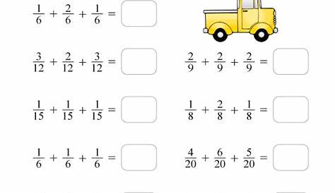 math worksheet with answers
