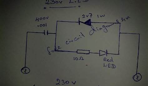 circuit diagram led 230v ac