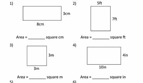 surface area worksheets with answers