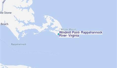 Windmill Point, Rappahannock River, Virginia Tide Station Location Guide