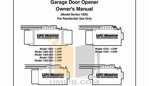 chamberlain garage door opener 41a5021 manual