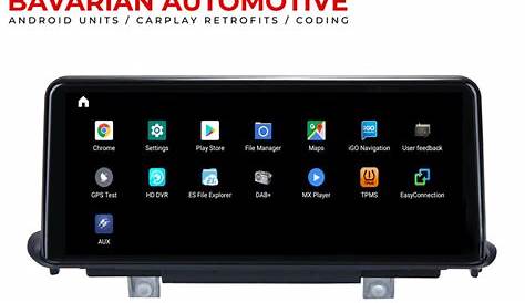 BMW X5 Series 10.25” Android Display with Built in Apple CarPlay (F15