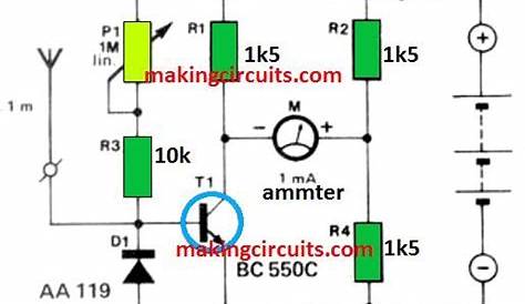 field strength meter circuit diagram