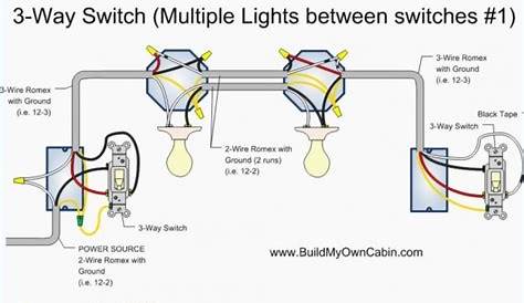 3 way light switching wiring diagram