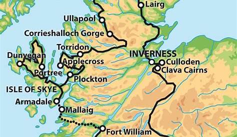 printable map of scotland