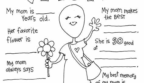 Mothers Day Coloring Pages to Celebrate the BEST Mom | Skip To My Lou