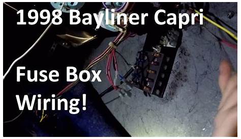 Bayliner fuse box wiring - Day 5 - YouTube