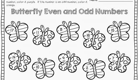 Free Odd and Even Worksheets | Activity Shelter