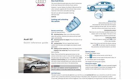 Audi Owners Manual Pdf