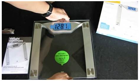 weight watchers scale manual