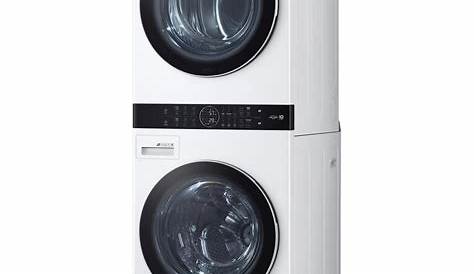 LG WKGX201HWA Single Unit WashTower™ with Center Control™ 4.5 cu.ft. Front Load Washer & 7.4 cu