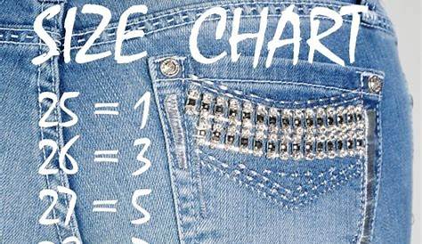 Jeans Size Chart | Good to Know | Pinterest | Urban outfitters