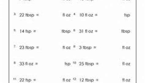 metric conversions worksheet