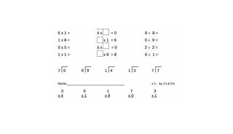 missing factor multiplication worksheet