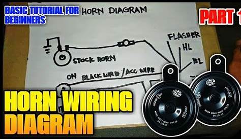 horn honk wiring diagram