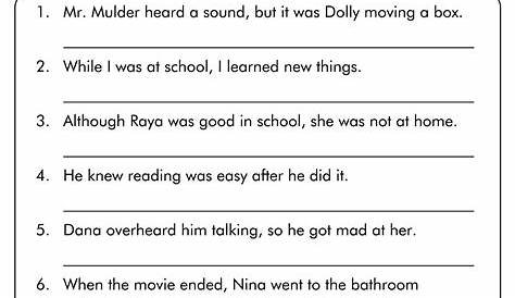 17 Best Images of Simple Sentence Worksheets 6th Grade - 7th Grade