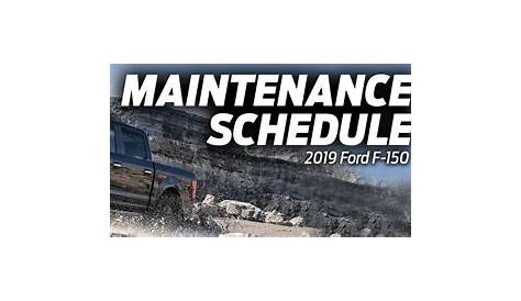 2017 ford f-150 maintenance schedule pdf